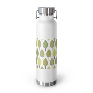 Trees with Birdhouses 22oz Vacuum Insulated Bottle in Green