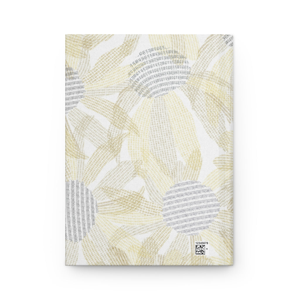 Daisy Chain Code Hardcover Journal Matte in Yellow