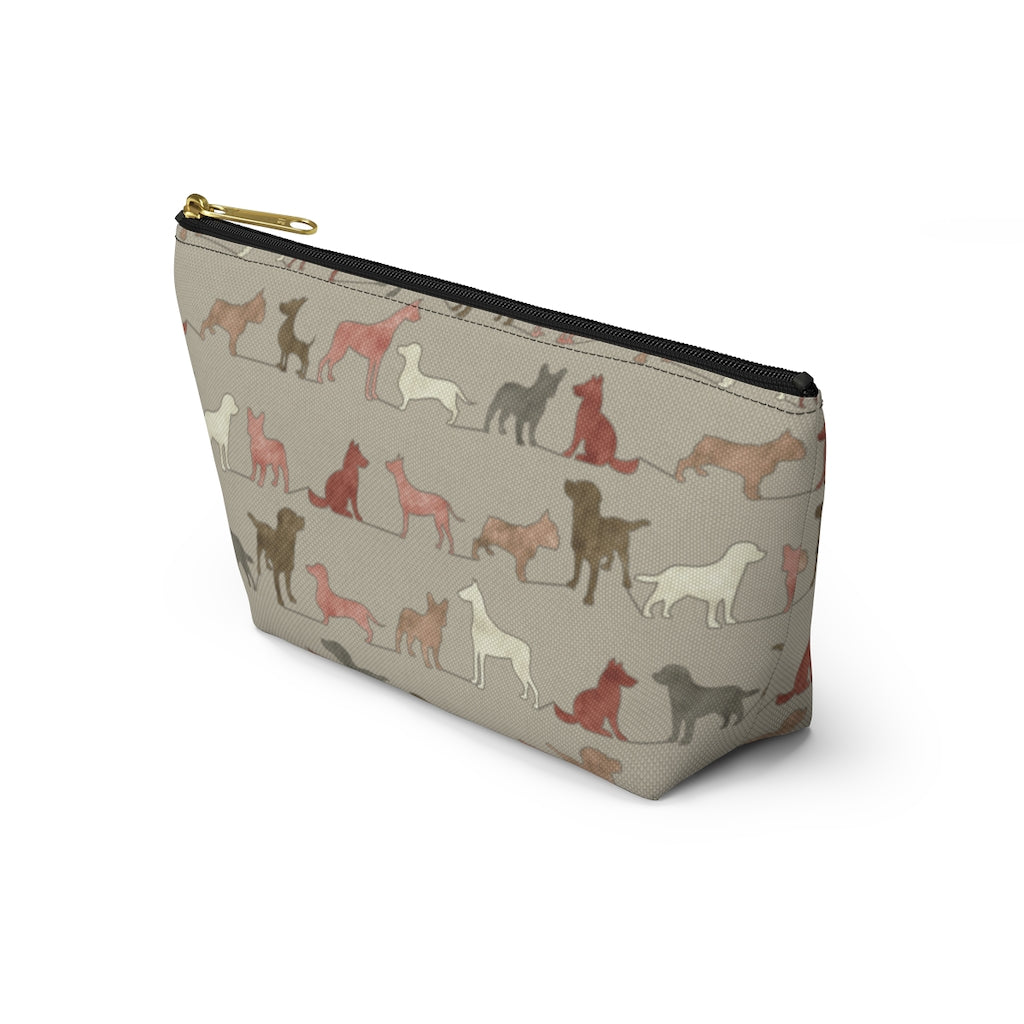 Dogs Accessory Pouch w T-bottom in Pink