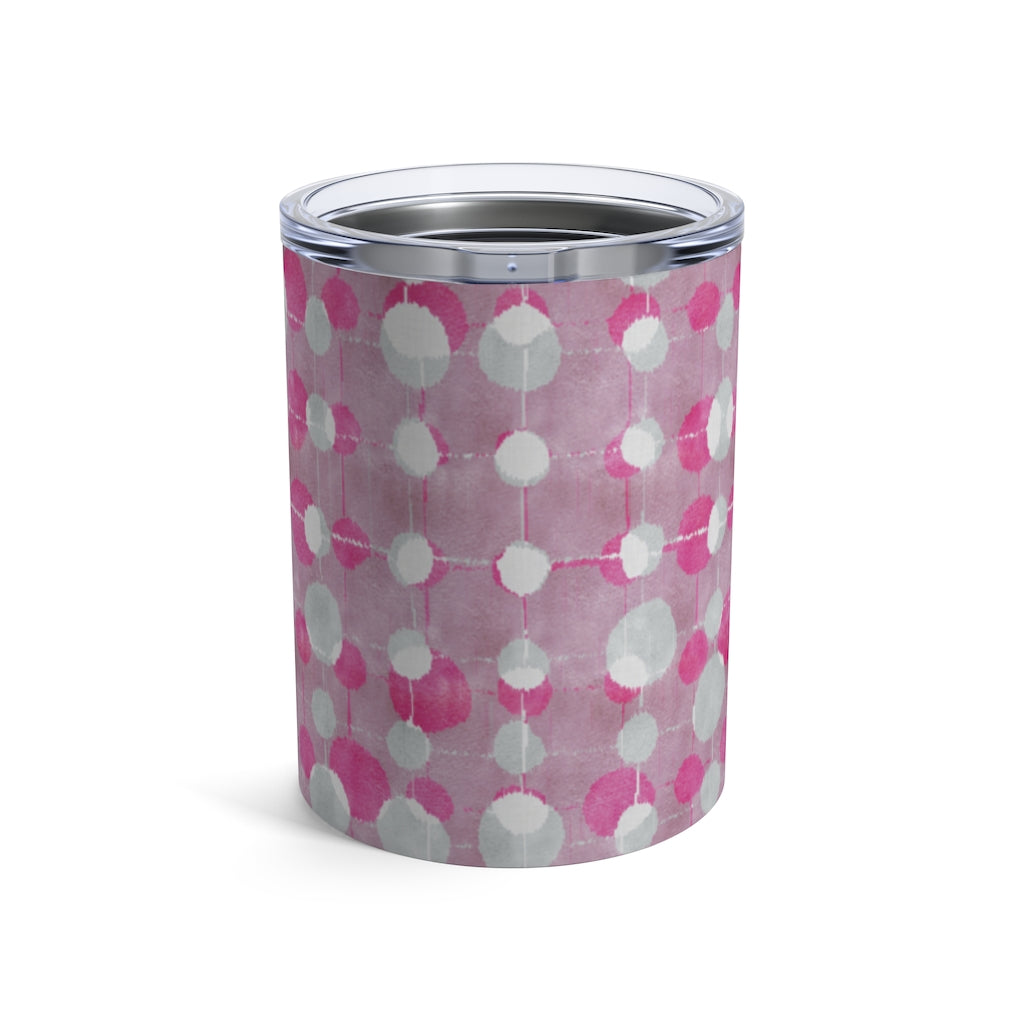 Ikat Texture Overlay Tumbler in Pink