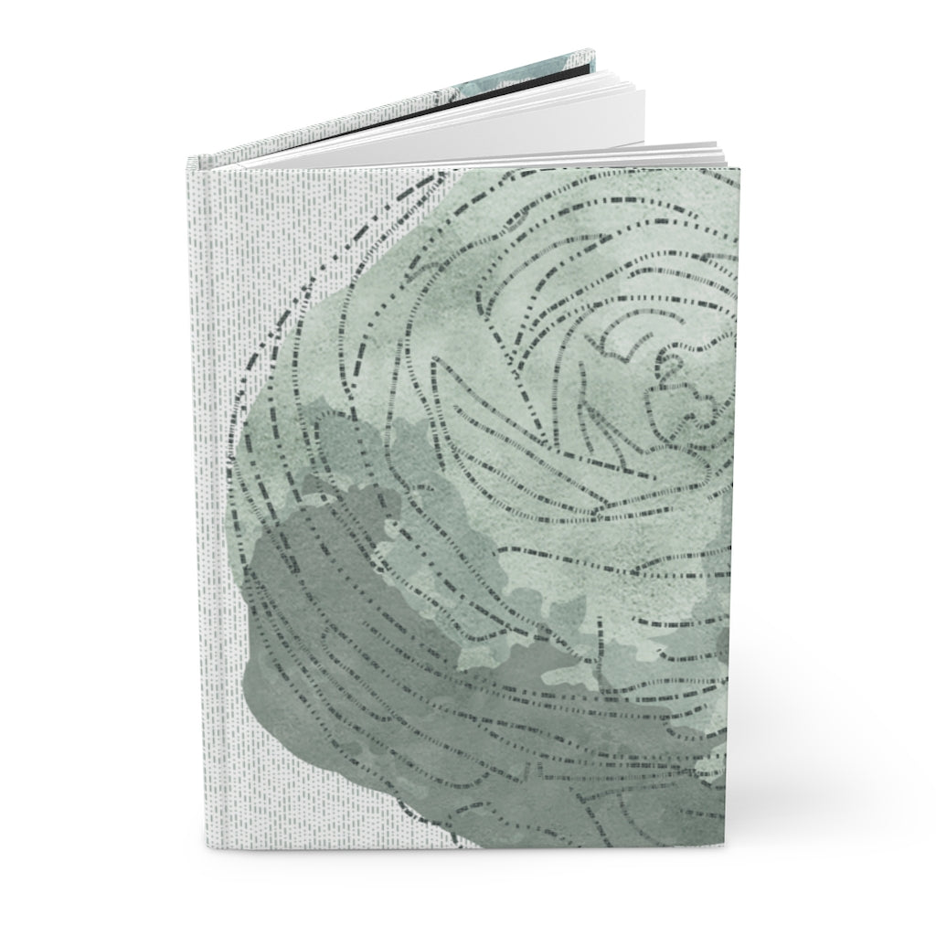 Decipher Code Hardcover Journal Matte in Aqua