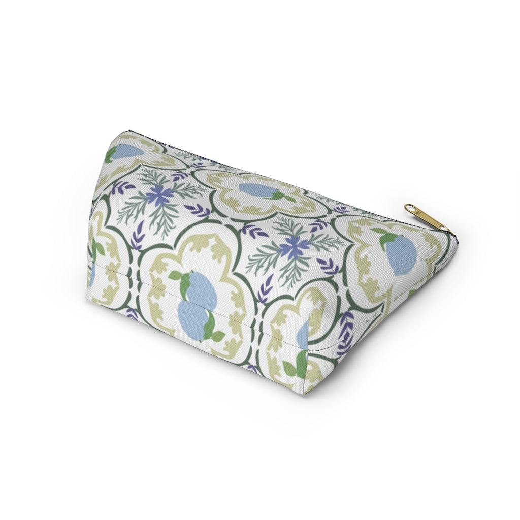 Freshly Squeezed Accessory Pouch w T-bottom in Green