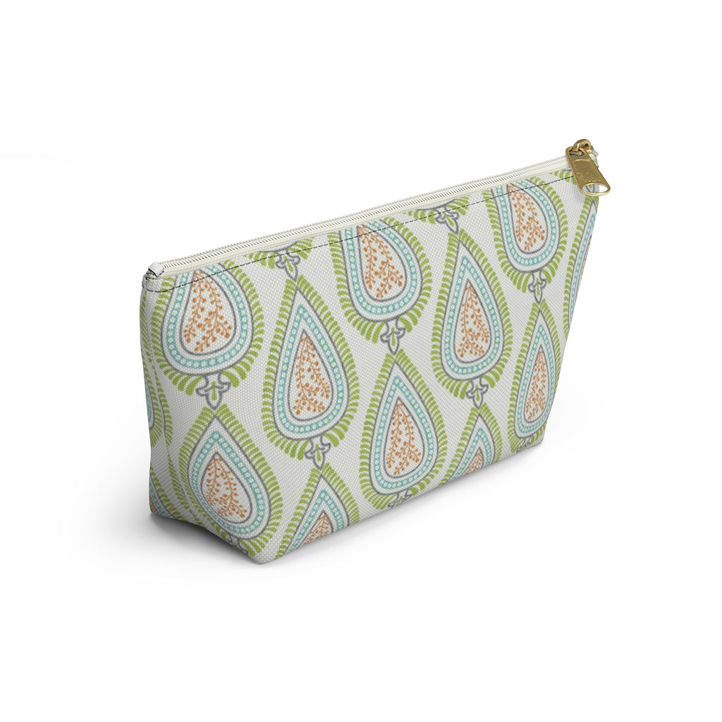 Teardrop Accessory Pouch w T-bottom in Green