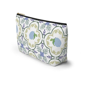 Freshly Squeezed Accessory Pouch w T-bottom in Green