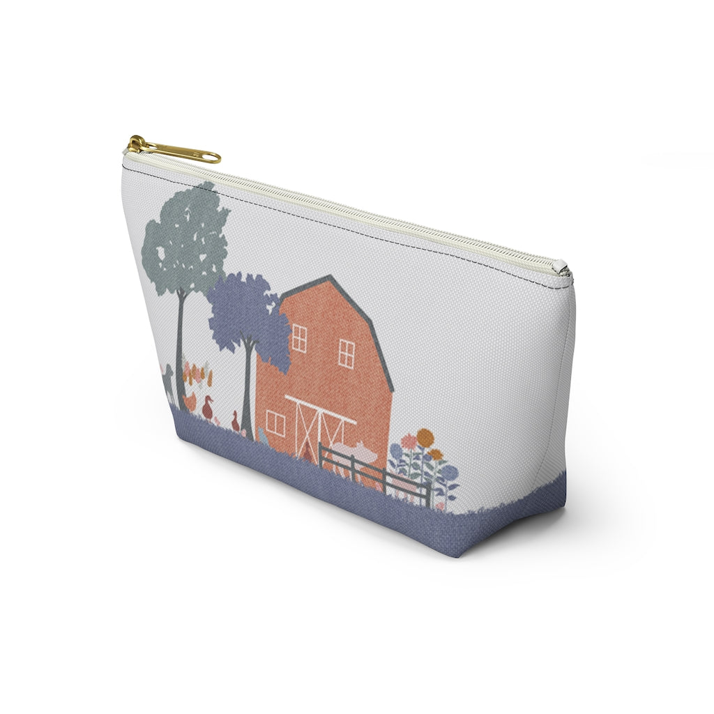Barnyard Fun Accessory Pouch w T-bottom in Purple
