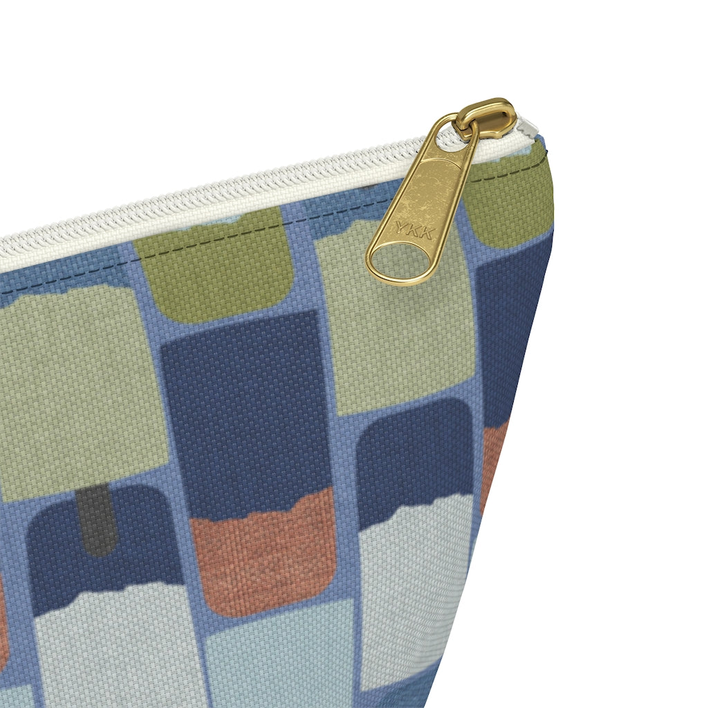 Popsicles Accessory Pouch w T-bottom in Navy