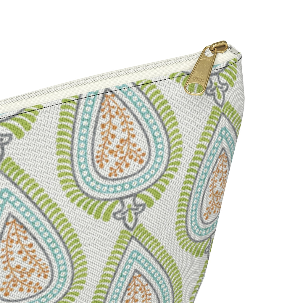 Teardrop Accessory Pouch w T-bottom in Green