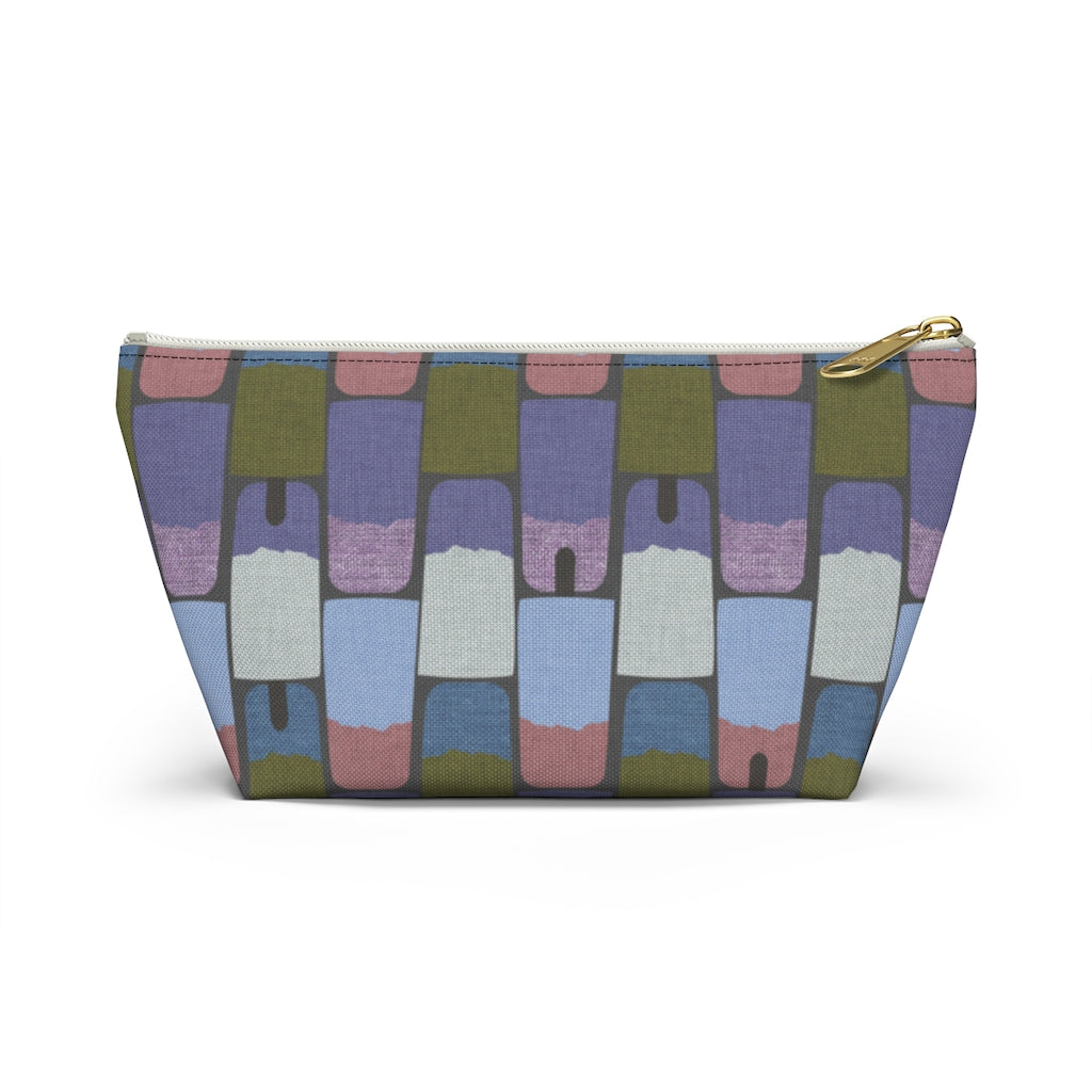 Popsicles Accessory Pouch w T-bottom in Purple