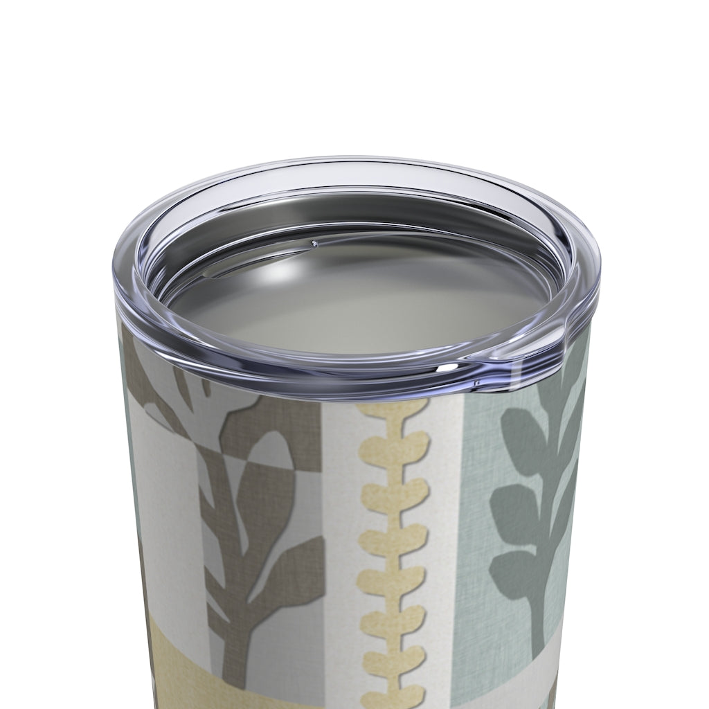 Botanical Paper Tumbler in Taupe