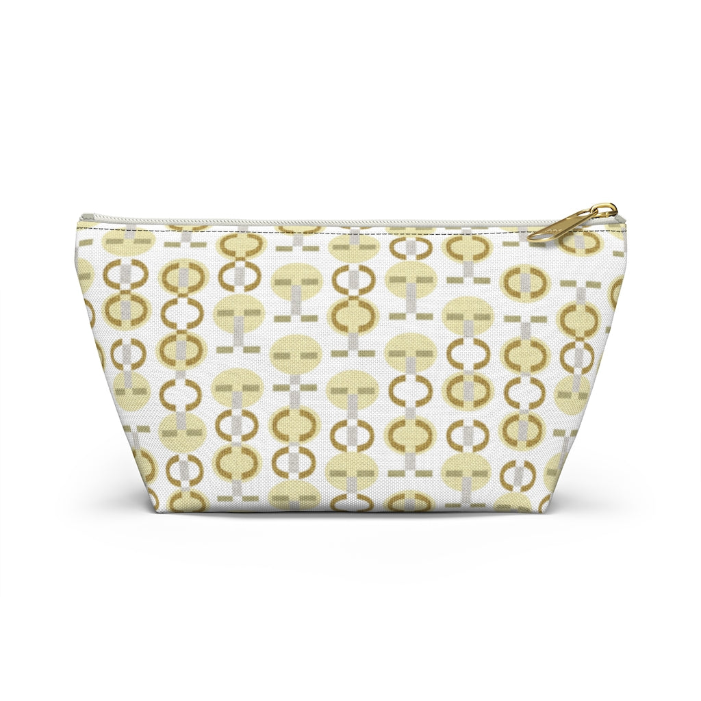 Telegraph Code Accessory Pouch w T-bottom in Yellow