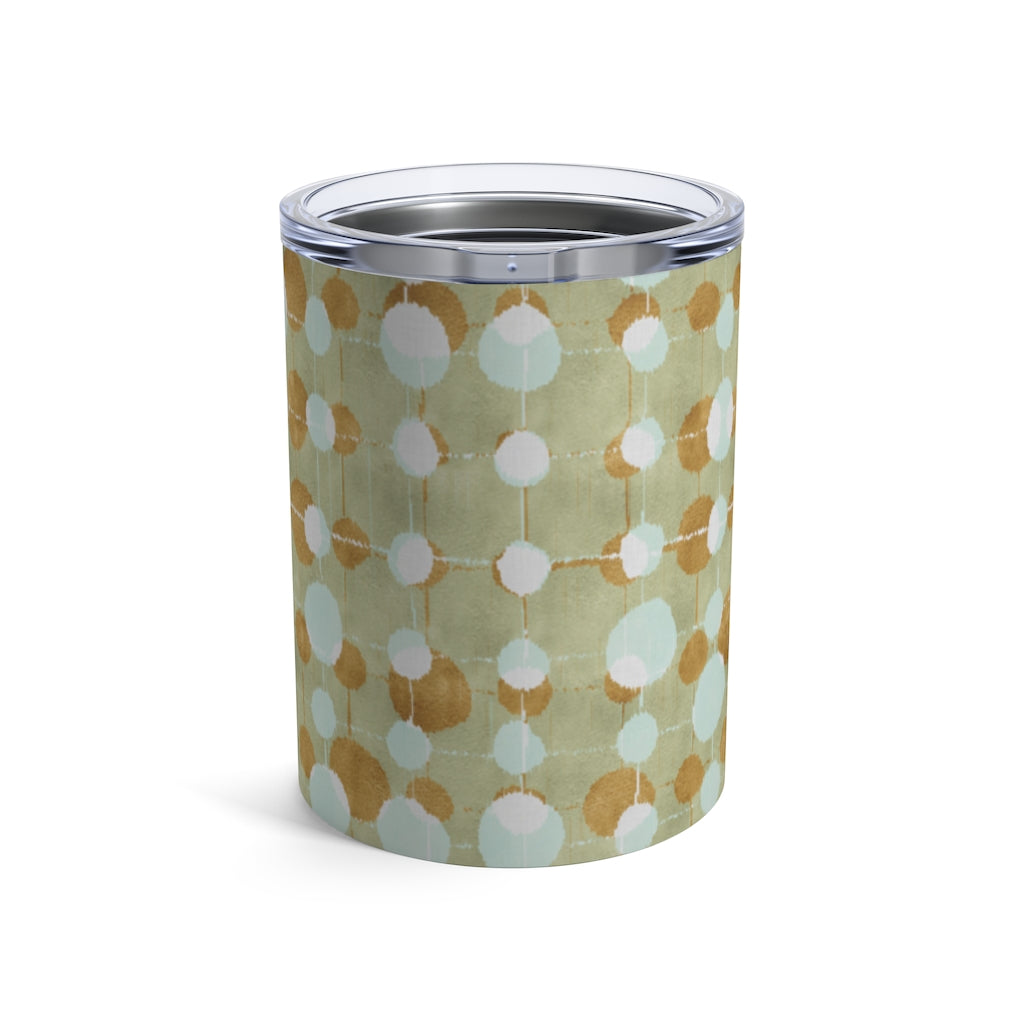 Ikat Texture Overlay Tumbler in Aqua