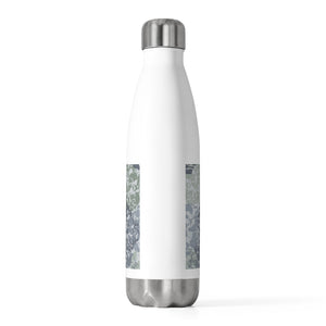 Hydrangea 20oz Insulated Bottle in Navy