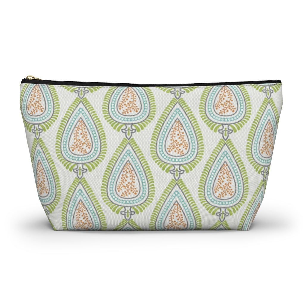 Teardrop Accessory Pouch w T-bottom in Green