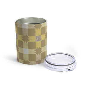 Plaid Check Tumbler in Yellow