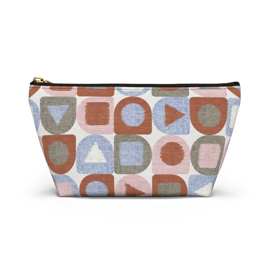 Shape Up Accessory Pouch w T-bottom in Pink