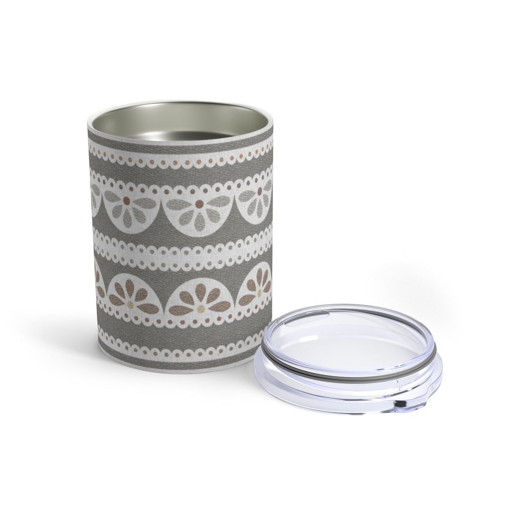 Eyelet Lace Tumbler in Taupe