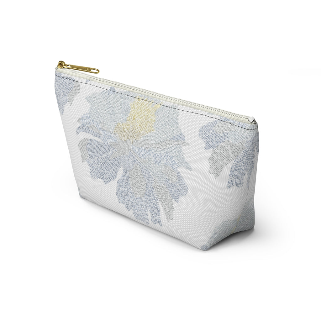 Ciphertext Code Accessory Pouch w T-bottom in Blue