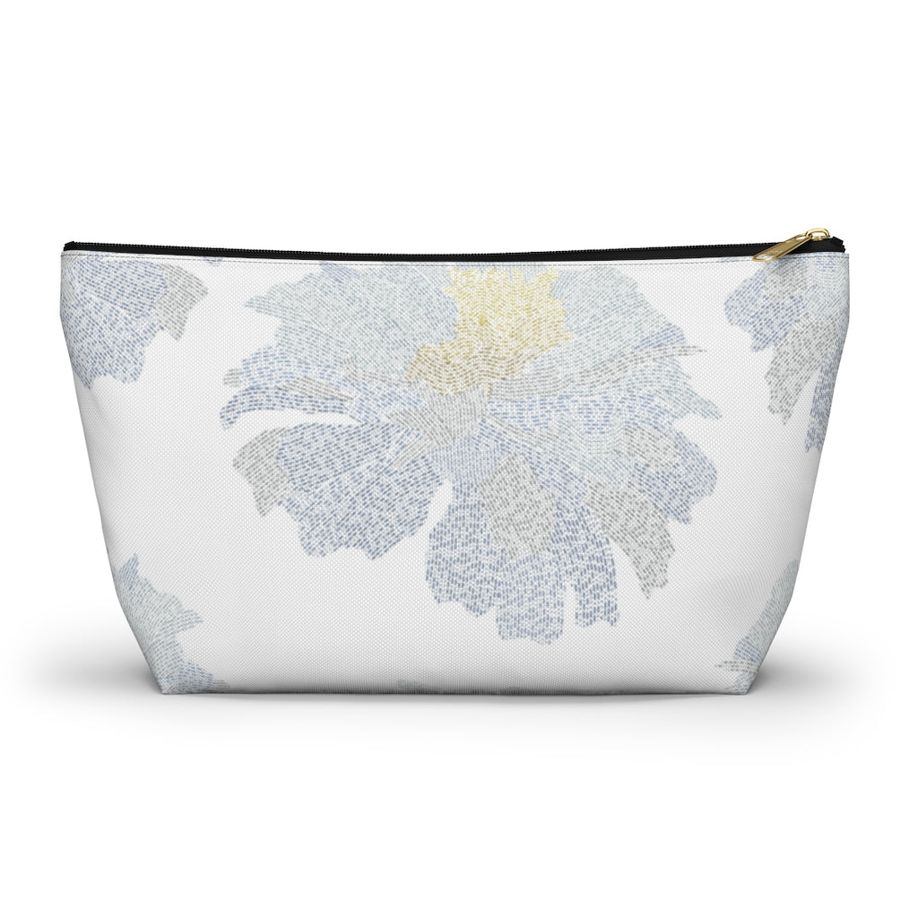 Ciphertext Code Accessory Pouch w T-bottom in Blue