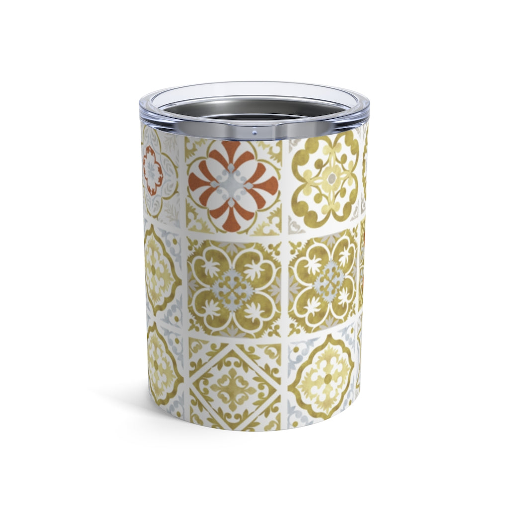 Seville Square Tumbler in Gold
