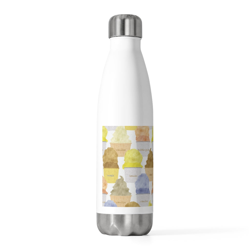 Ice Cream 20oz Insulated Bottle in Yellow