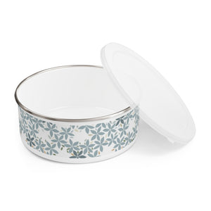 Snowbell Enamel Bowl in Aqua