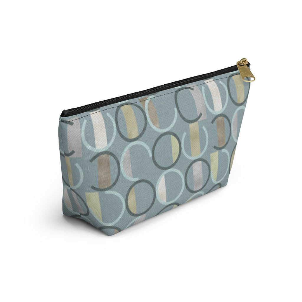Journey Code Accessory Pouch w T-bottom in Aqua