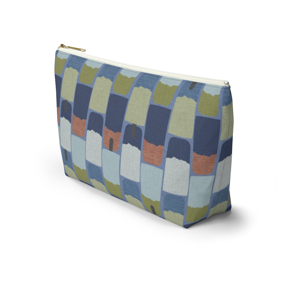 Popsicles Accessory Pouch w T-bottom in Navy
