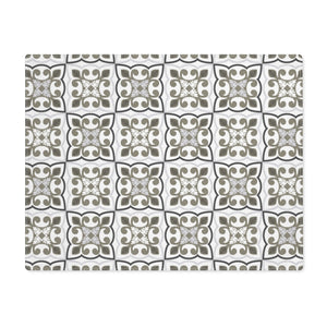 Azulejo Placemat in Gray