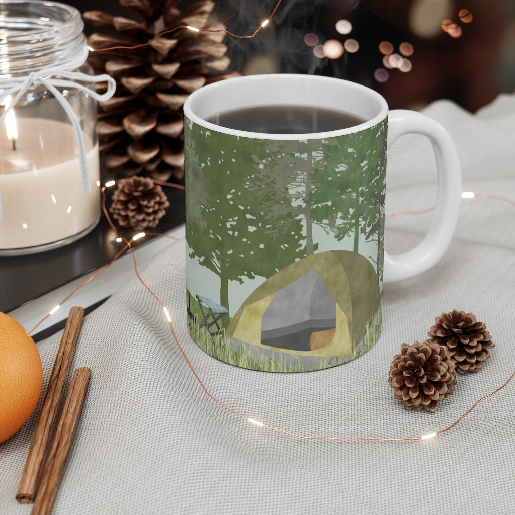 Camping Mug in Orange
