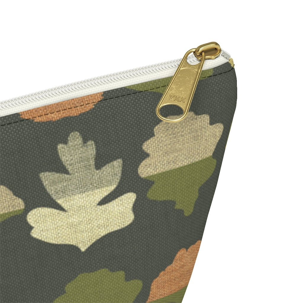 Frond Accessory Pouch w T-bottom in Green