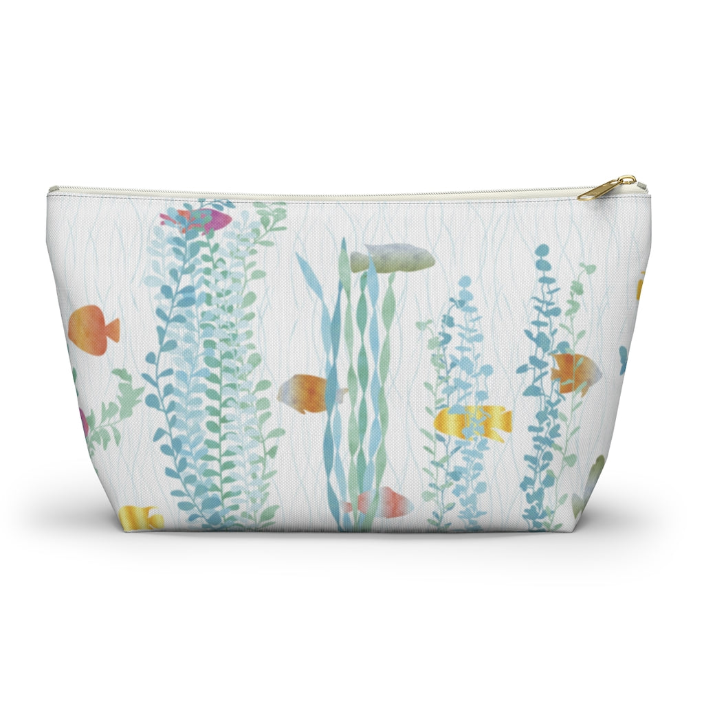 Aquarium Accessory Pouch w T-bottom in Aqua