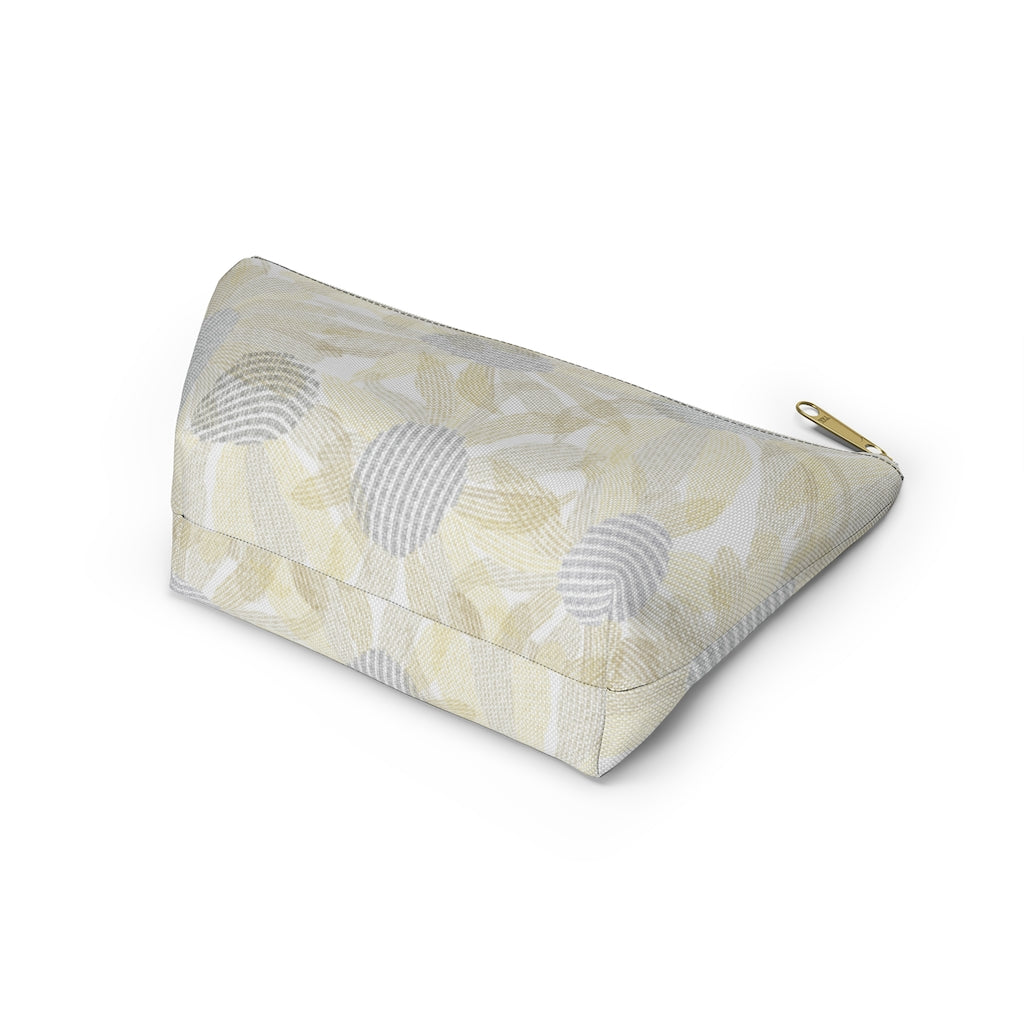 Daisy Chain Code Accessory Pouch w T-bottom in Yellow
