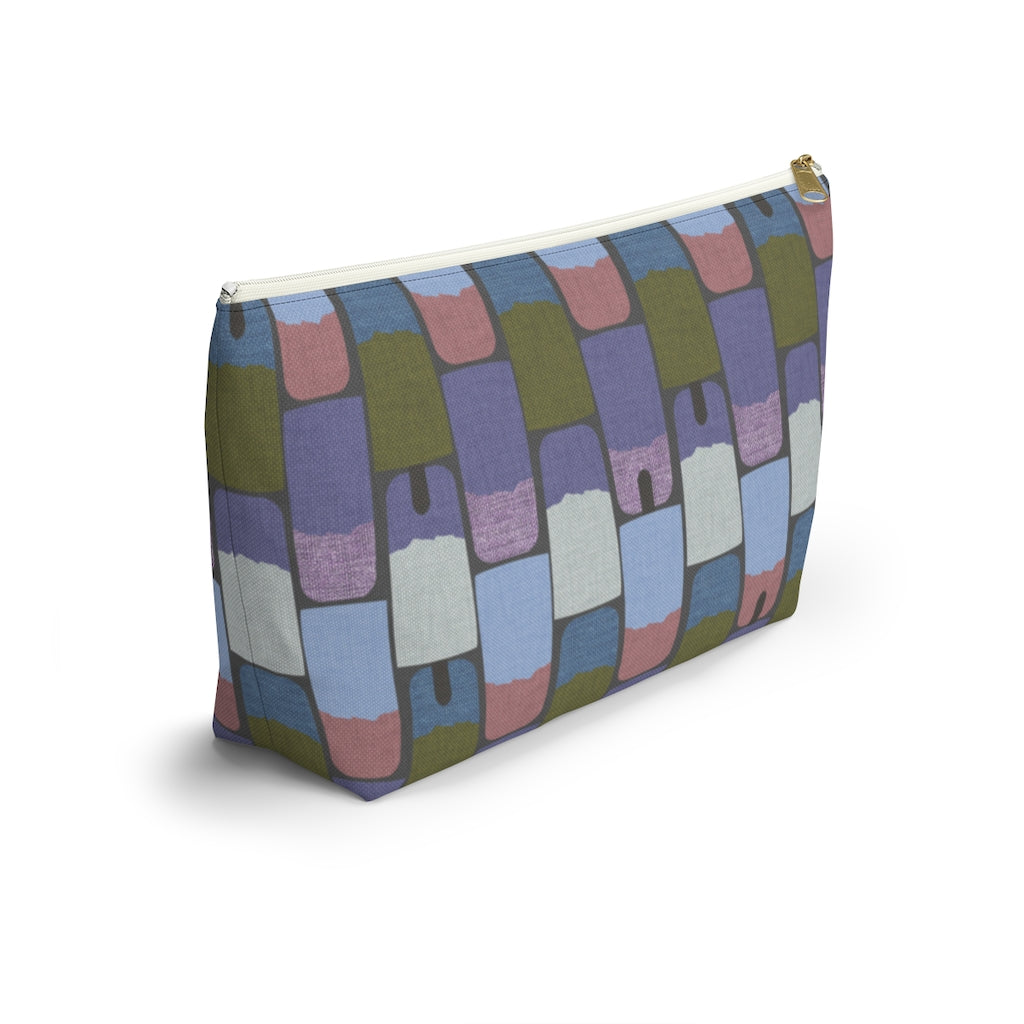 Popsicles Accessory Pouch w T-bottom in Purple