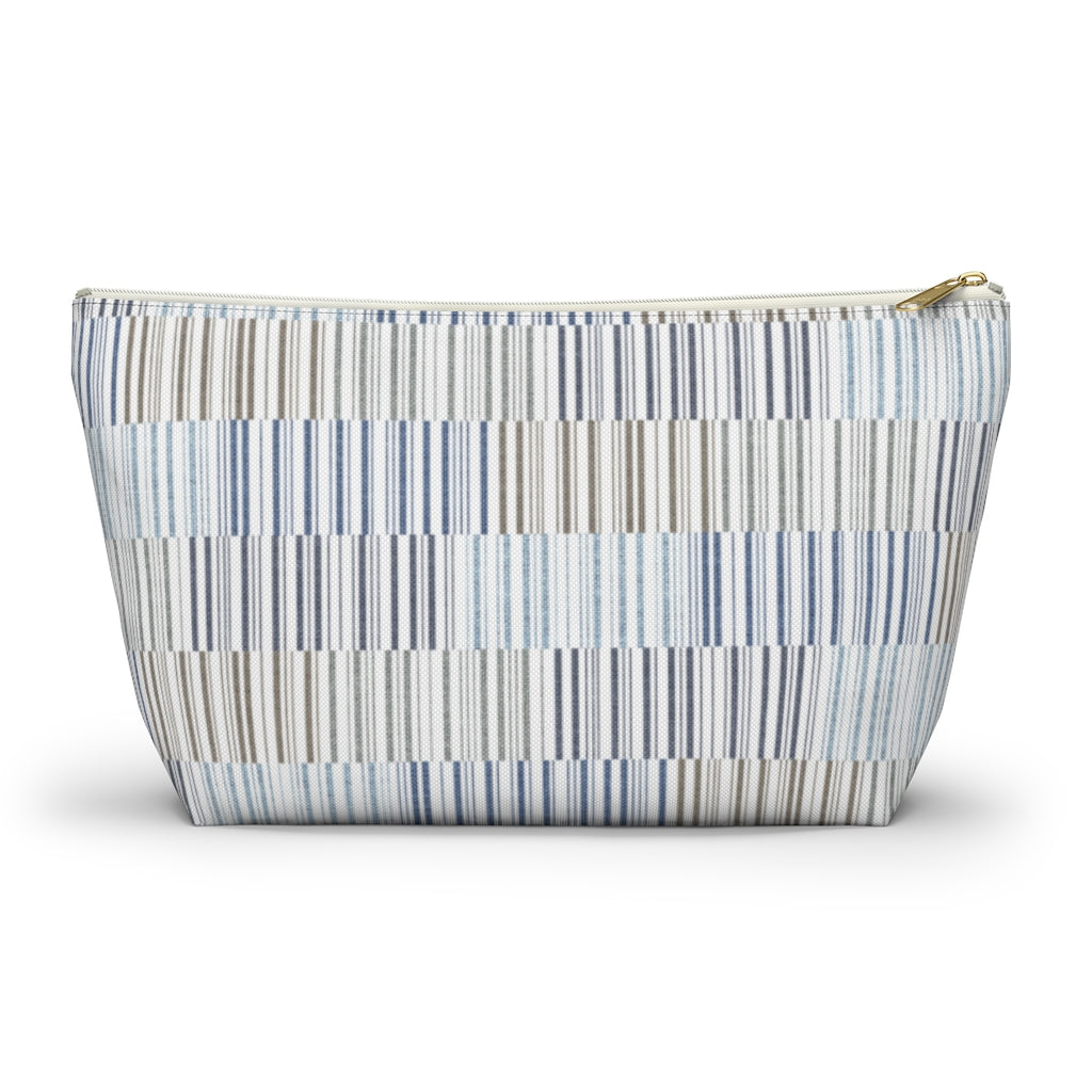 Traffic Code Accessory Pouch w T-bottom in Blue