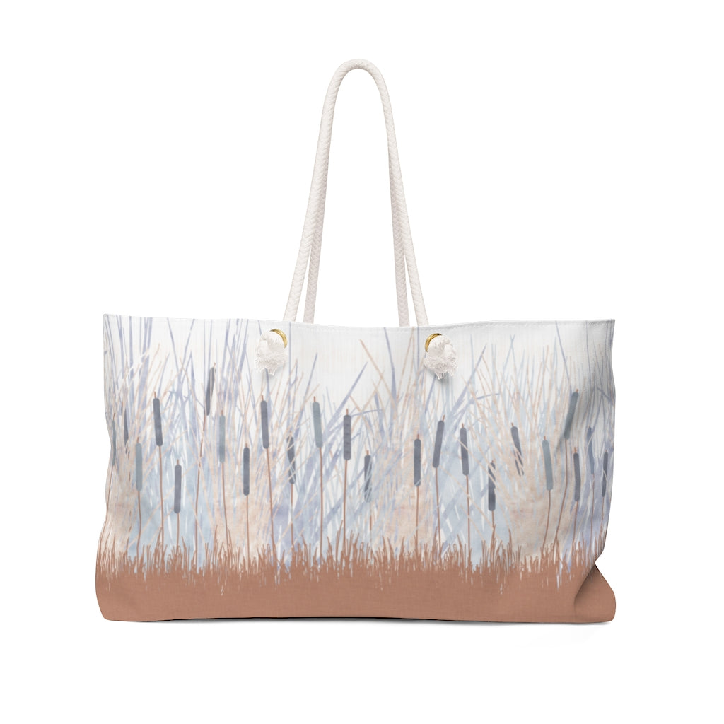 Marsh Weekender Bag in Coral