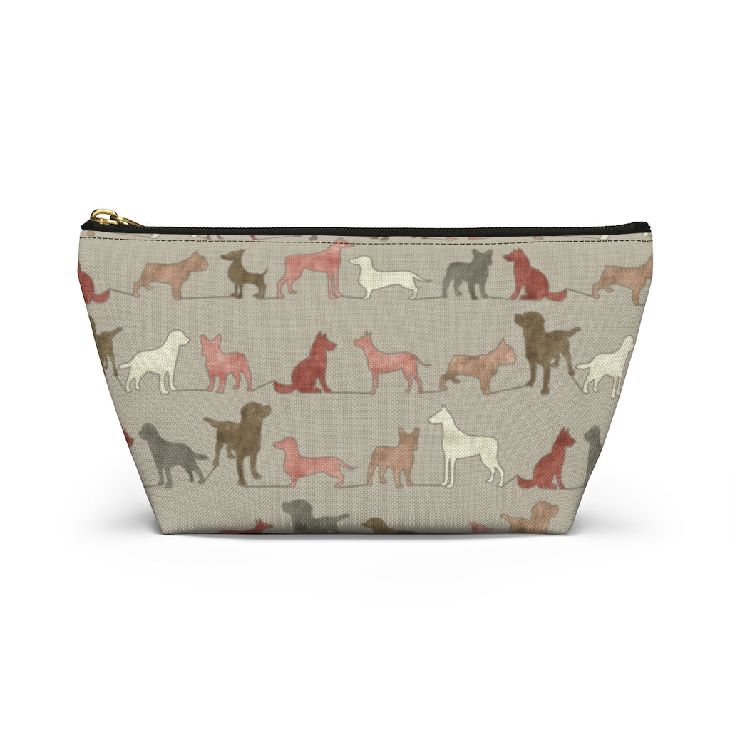 Dogs Accessory Pouch w T-bottom in Pink