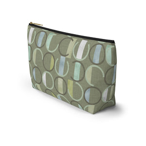 Journey Code Accessory Pouch w T-bottom in Green