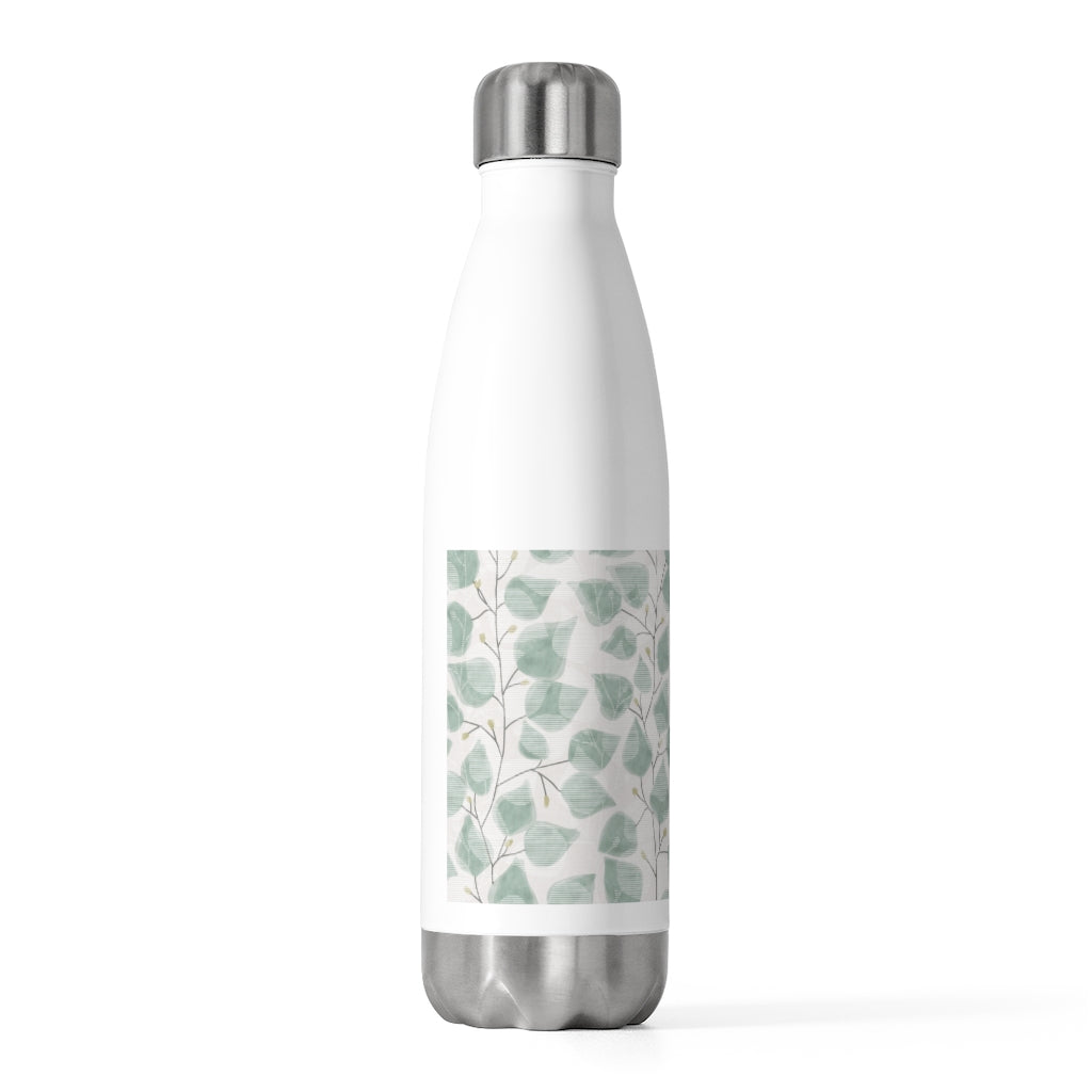 Budding Vine 20oz Insulated Bottle in Aqua