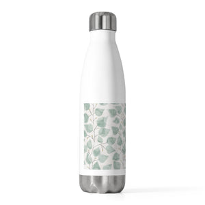 Budding Vine 20oz Insulated Bottle in Aqua