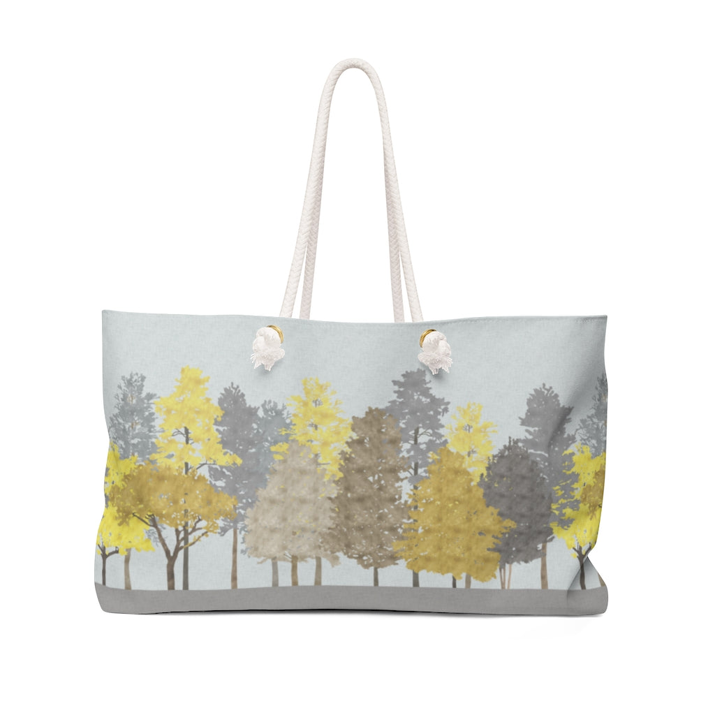 Walk in the Woods Weekender Bag in Gold