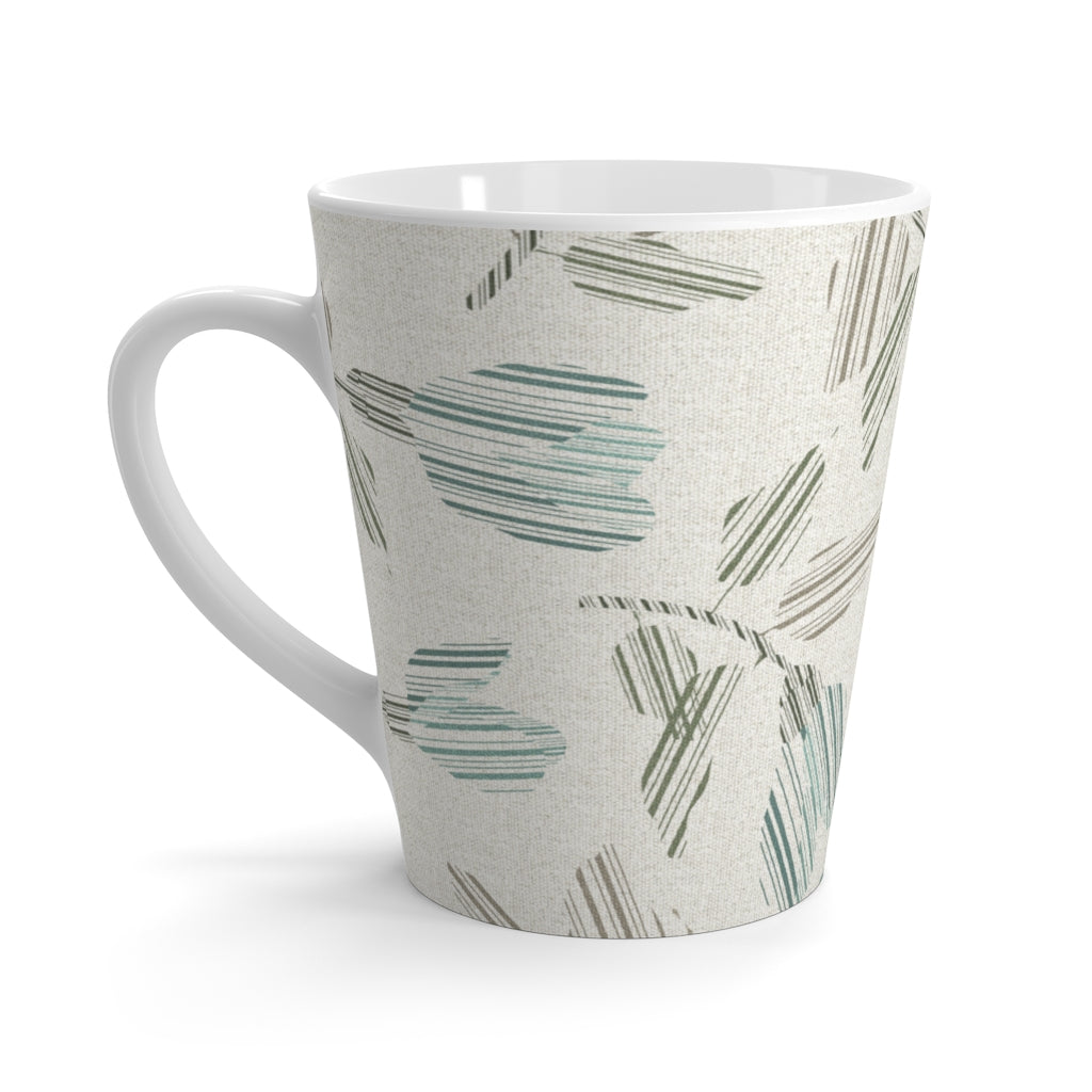 Riverbank Code Latte Mug in Aqua