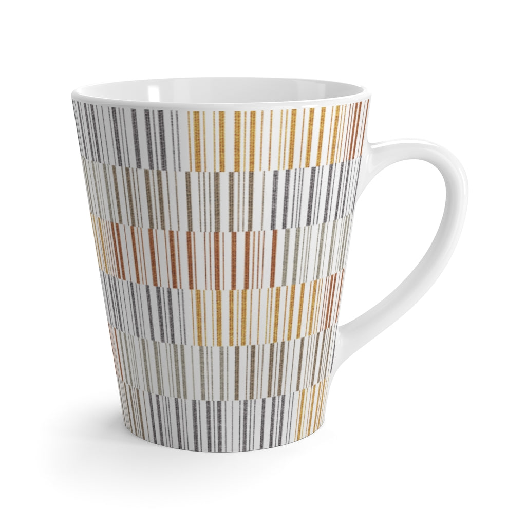 Traffic Code Latte Mug in Orange