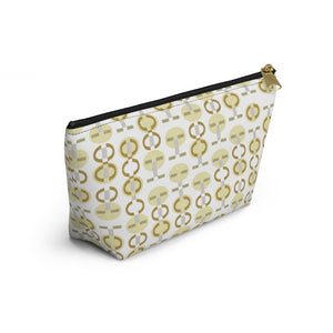 Telegraph Code Accessory Pouch w T-bottom in Yellow