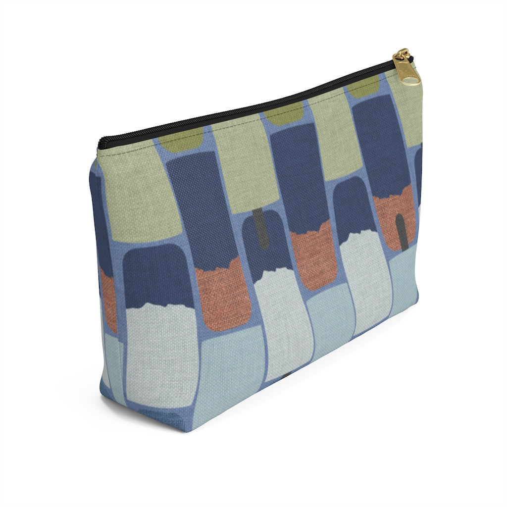 Popsicles Accessory Pouch w T-bottom in Navy