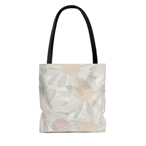 Daisy Chain Code Tote Bag in Brown