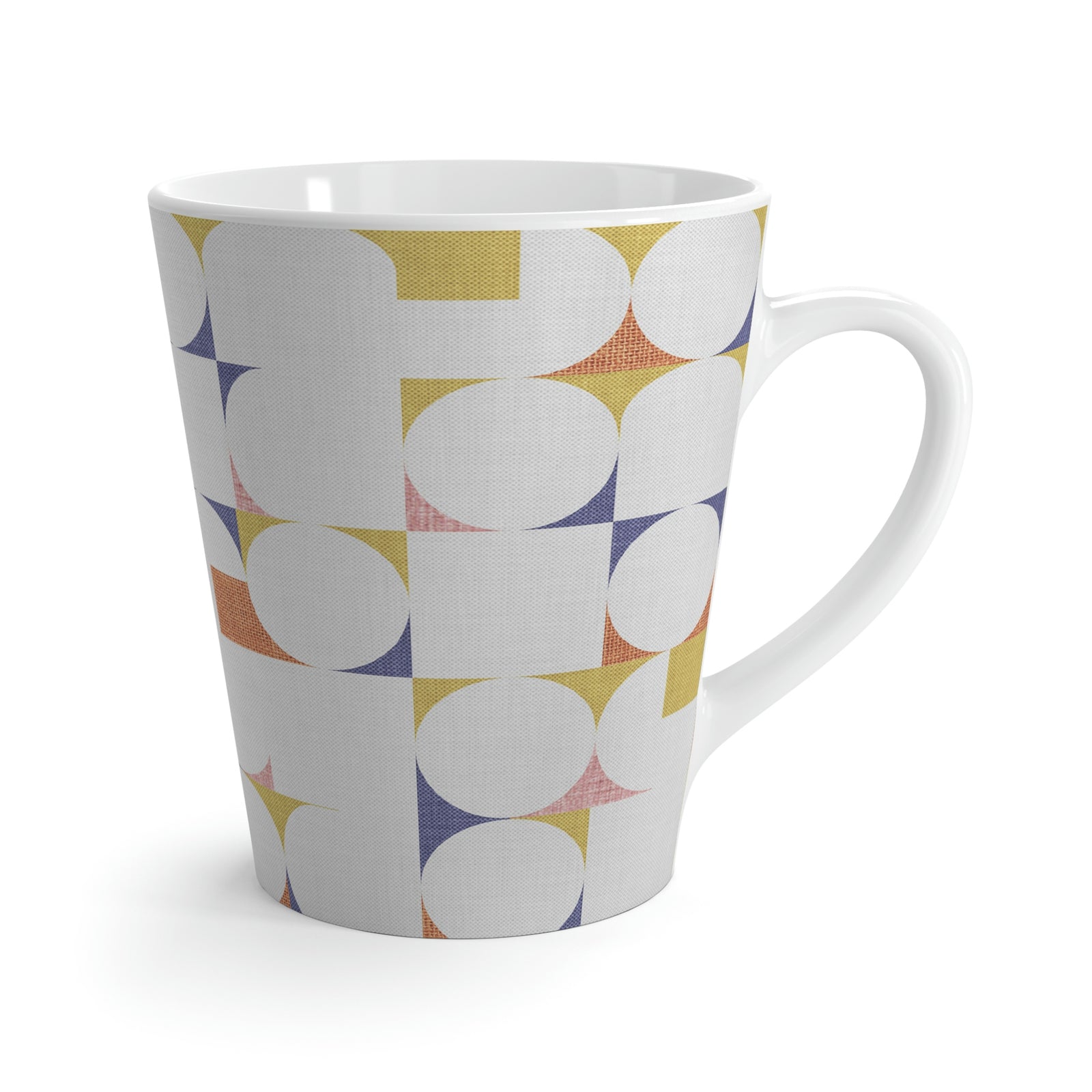 Cooper Mid Century Modern Latte Mug in Gold