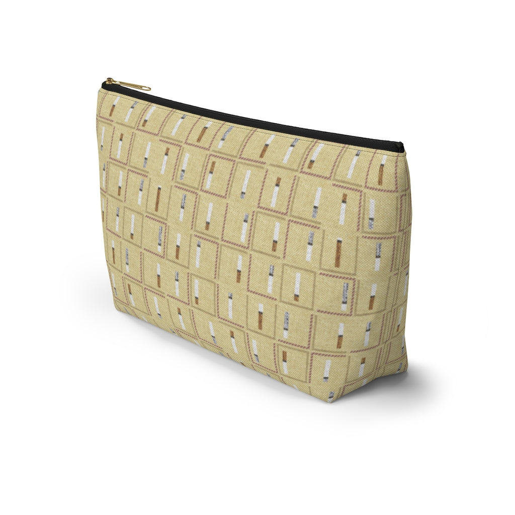 Pencil to Paper Accessory Pouch w T-bottom in Yellow