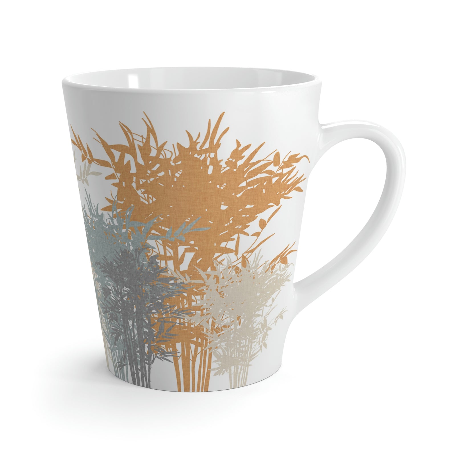 Lucky Bamboo Latte Mug in Orange