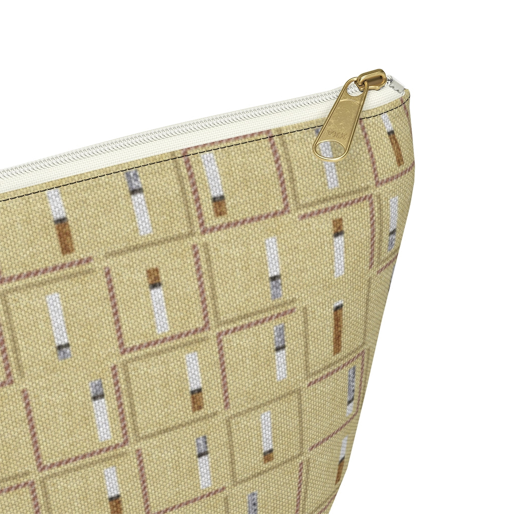 Pencil to Paper Accessory Pouch w T-bottom in Yellow