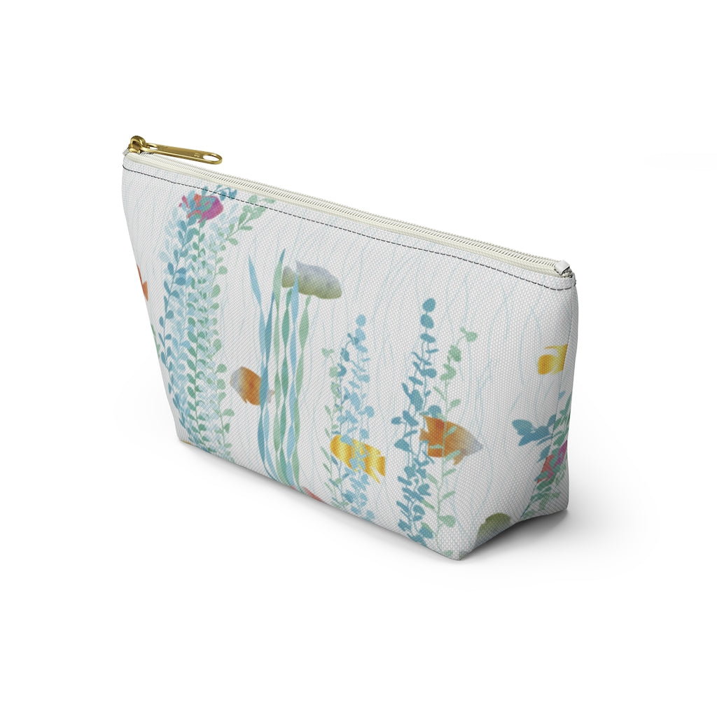 Aquarium Accessory Pouch w T-bottom in Aqua